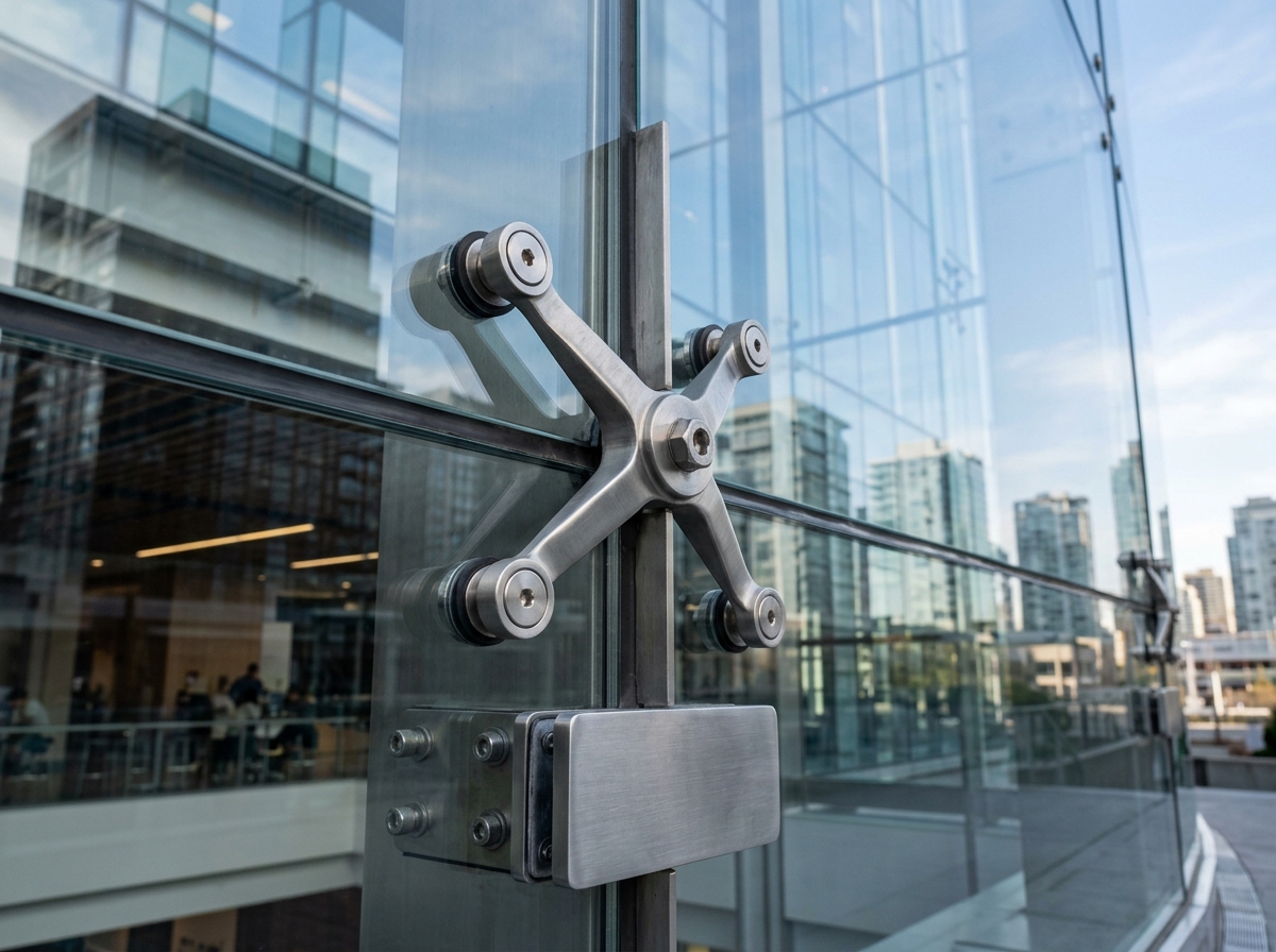 Structural Glass Spider Glazing Hardware