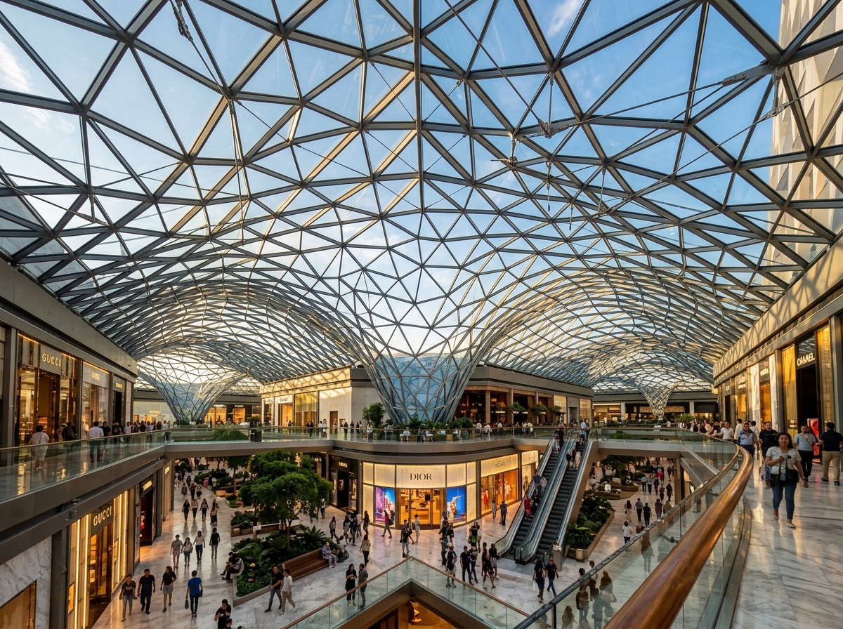 Architectural Glass Skylight & Facade